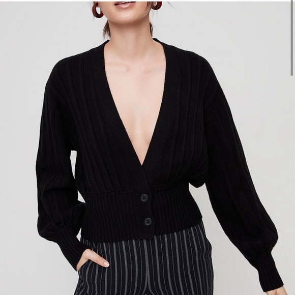 Aritzia Sweaters - *SOLD* Aritzia Plunge Front Cardigan